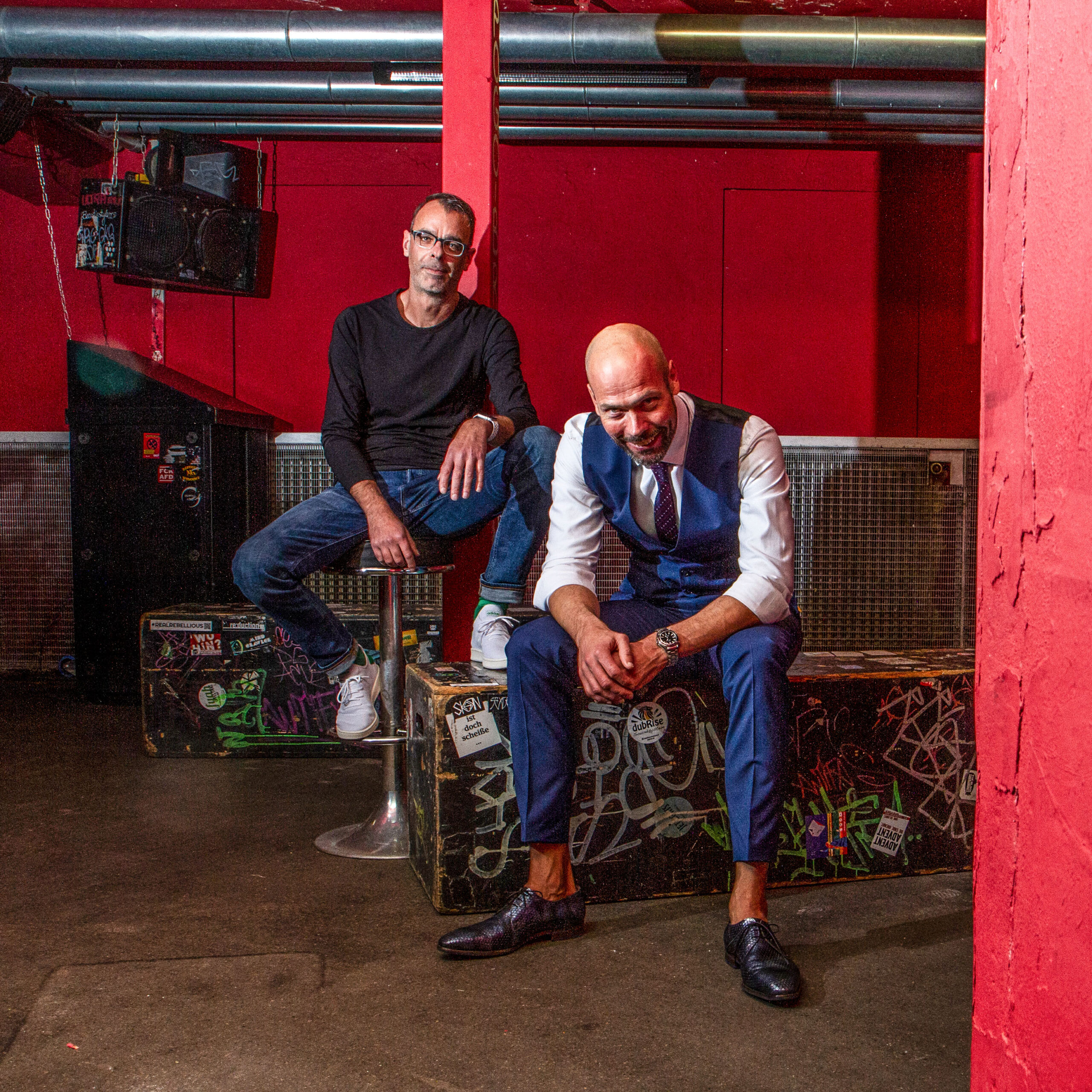 Michael "Mix" Widemann und Dr. Chris W. Huber
